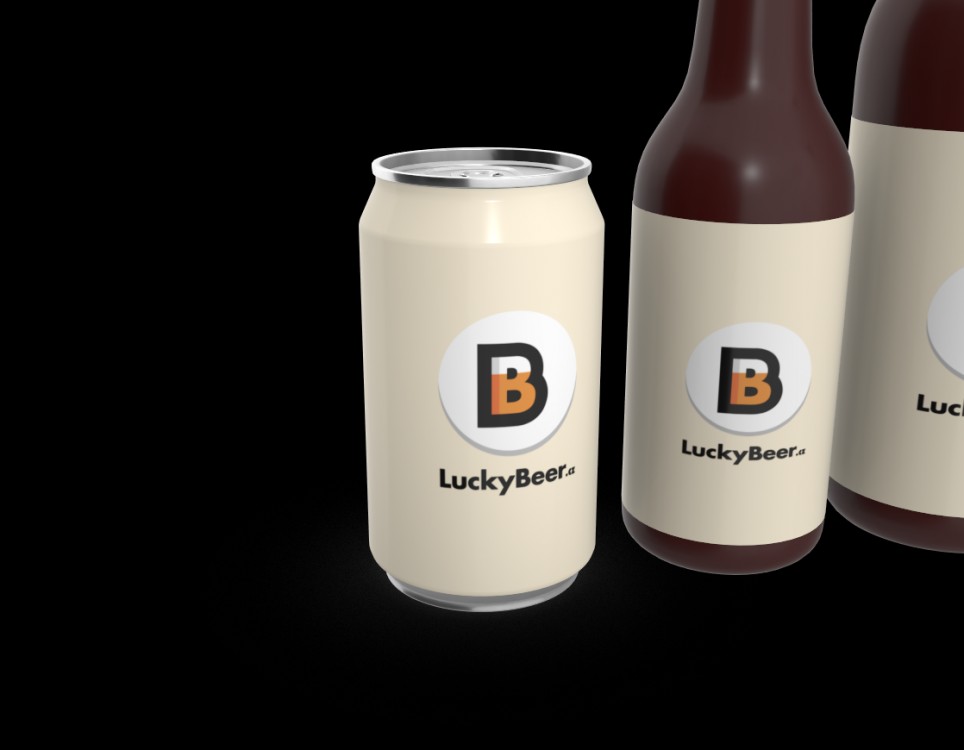LuckyBeer – obalový design
