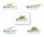 Tvorba loga Blue Sky Aviation