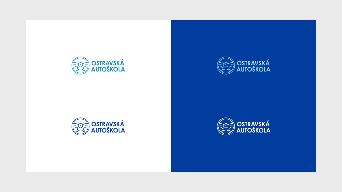 Logo pro Ostravskou autoškolu