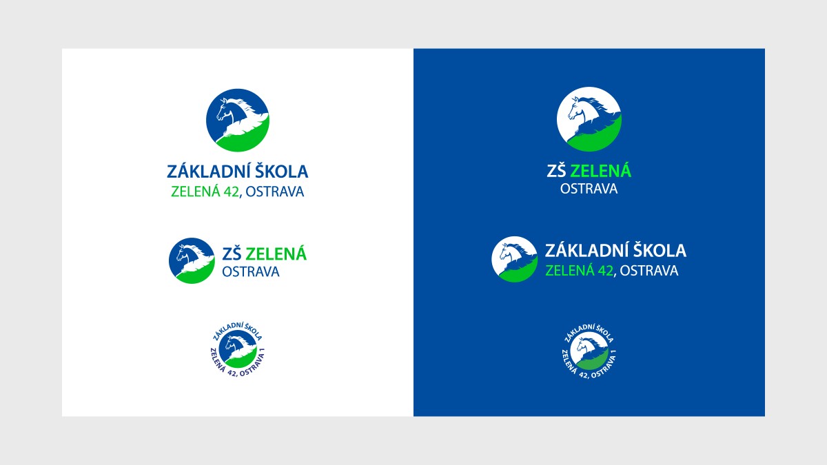 Logo pro Základní školu Zelená 42, Ostrava