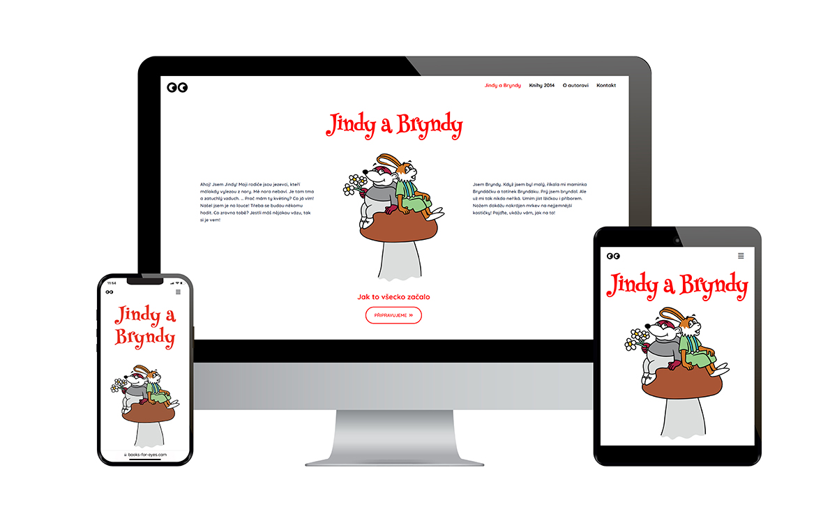 Jindy a Bryndy – tvorba webových stránek