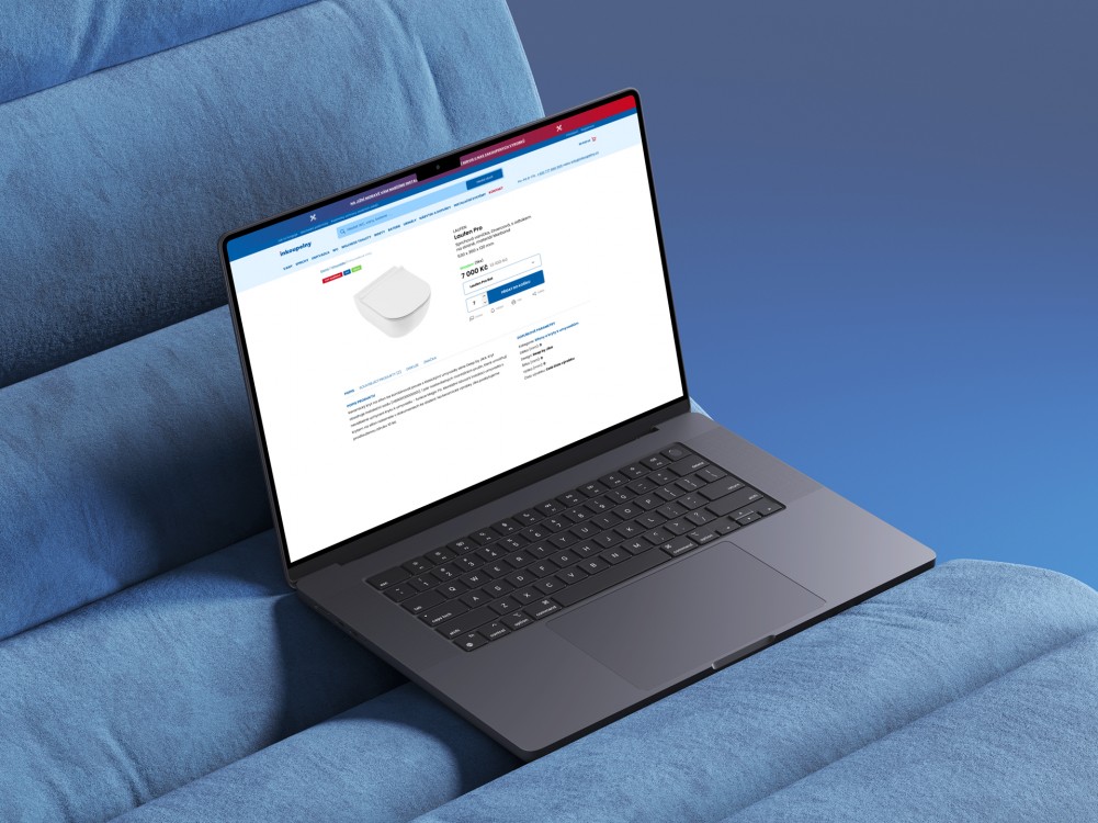 inkoupelny.cz - Identita a e-shop s vlastním feedovým můstkem II/V