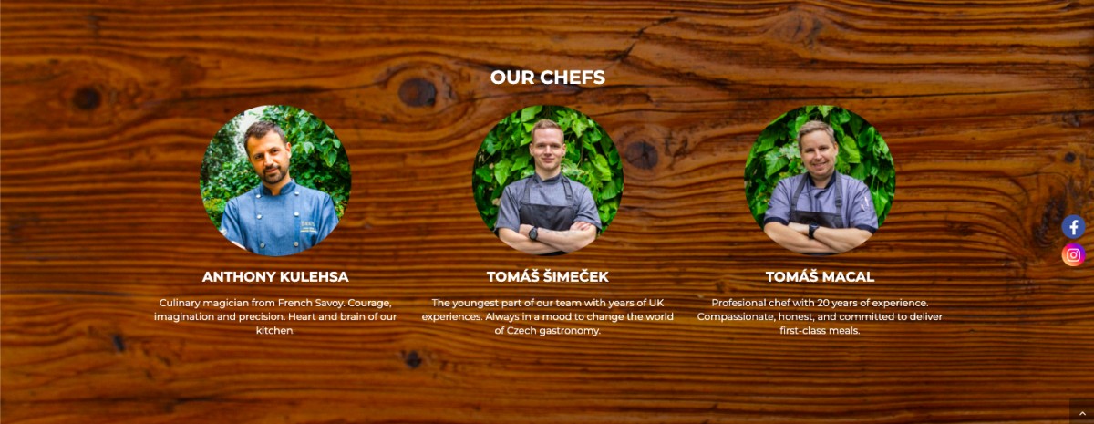 Bee's: International cooks team from all over the World