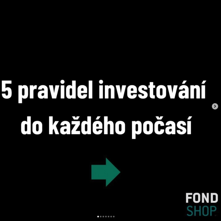 Příspěvek na sociální sítě (FOND SHOP) - 5 základních pravidel investování