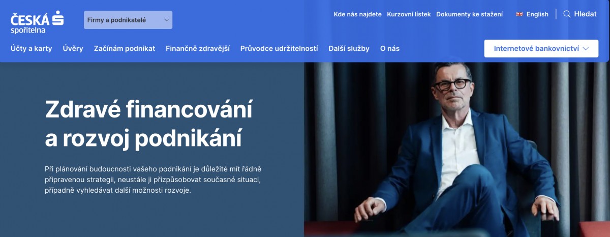 Web Česká spořitelna