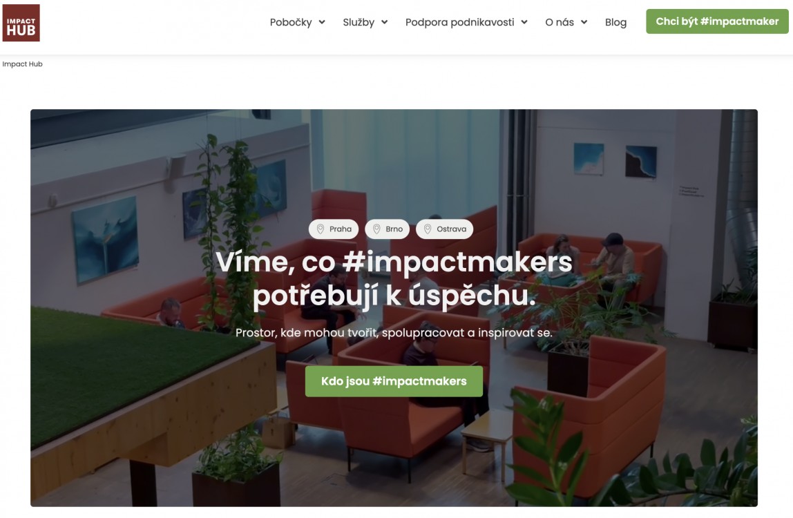 Impact Hub – Homepage