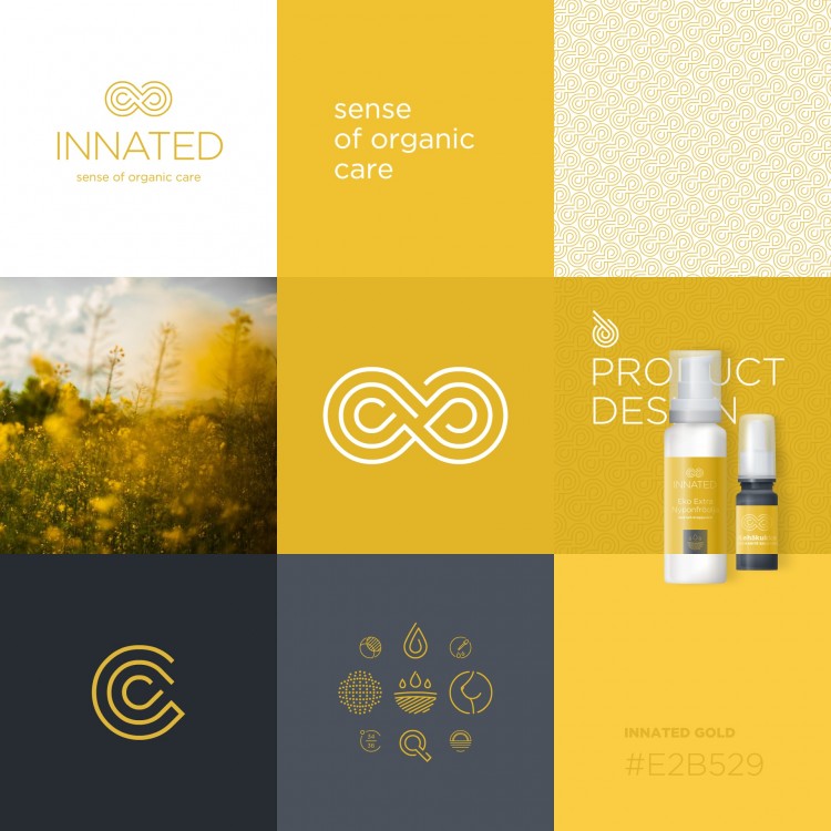 Innated – brandname, logo, vizuální identita, digital & print, infografika, webdesign