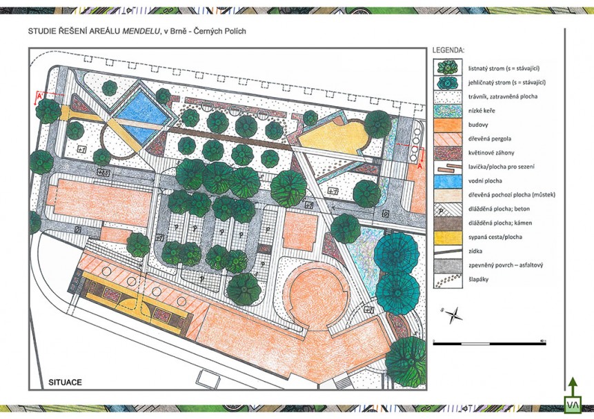 Studie řešení areálu Mendelu v Brně – Černých Polích