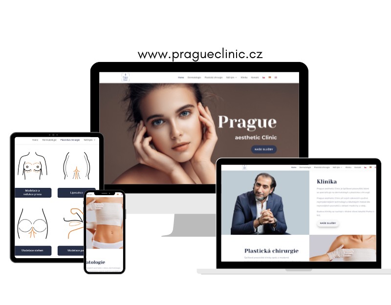 Pragueclinic.cz – webové stránky