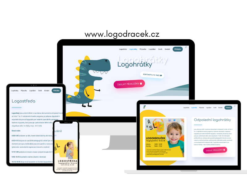 Logodracek.cz – webové stránky