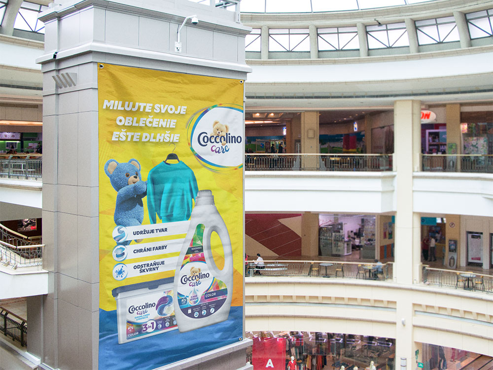 Reklamní banner Coccolino care