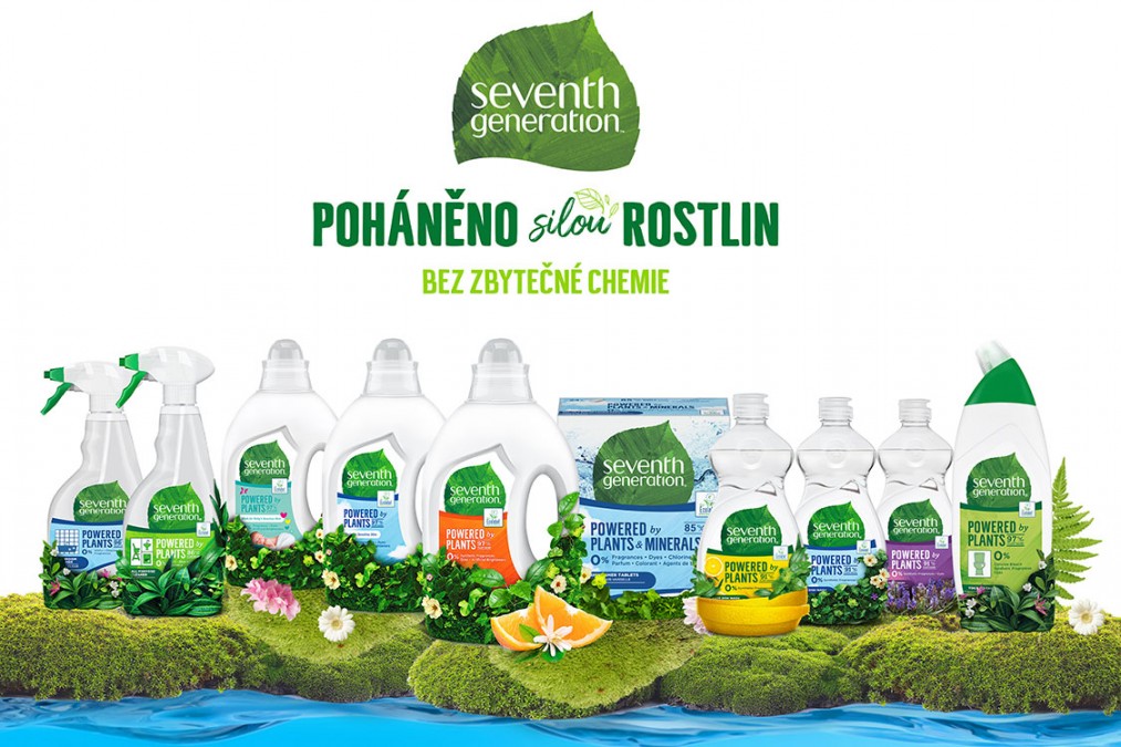Grafika mycích přípravků Seventh Generation