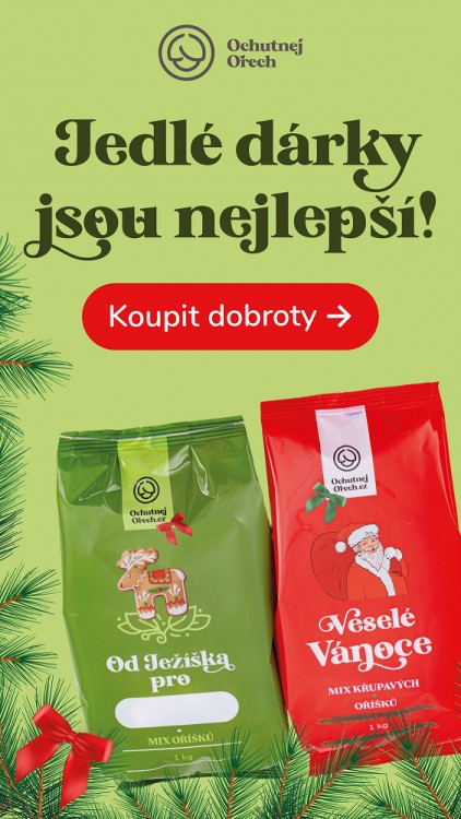 Ochutnej ořech | Banner s vánočními produkty