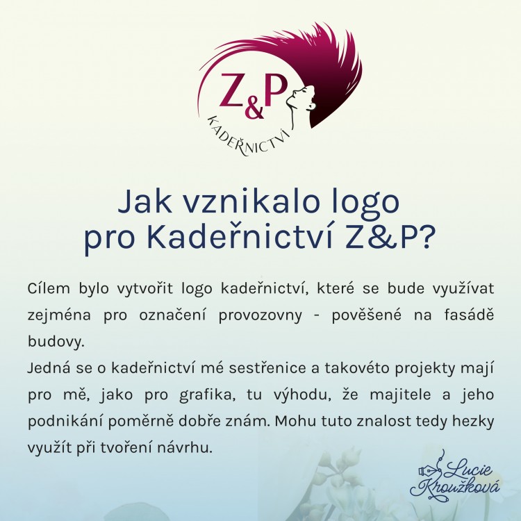 Kadeřnictví Z&P - Jak vznikalo logo?