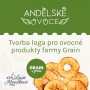 Farma Grain | Tvorba loga pro ovocné produkty Andělské ovoce