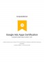 Google Ads Apps Certification | Google