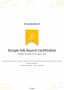Google Ads Search Certification | Google
