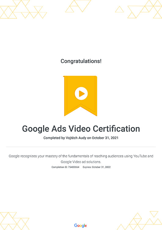 Google Ads Video Certification | Google