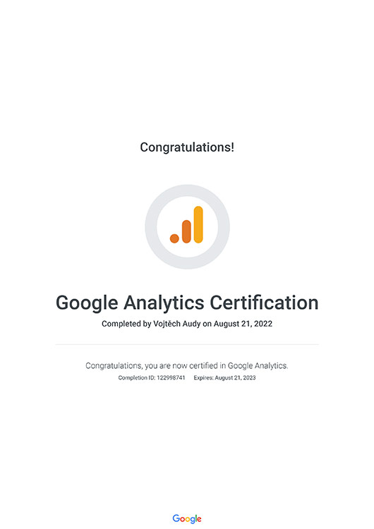 Google Analytics Certification | Google