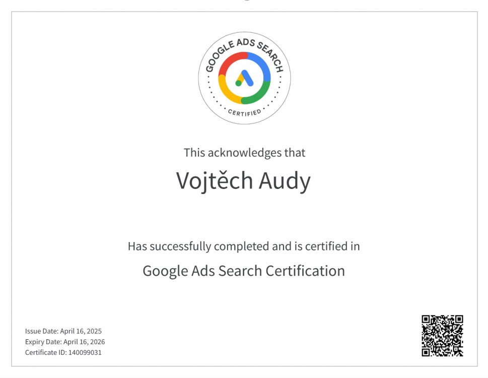 Google Ads Search Certification | Google