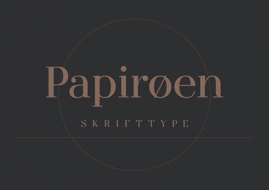Návrh vlastního písma Papirøen