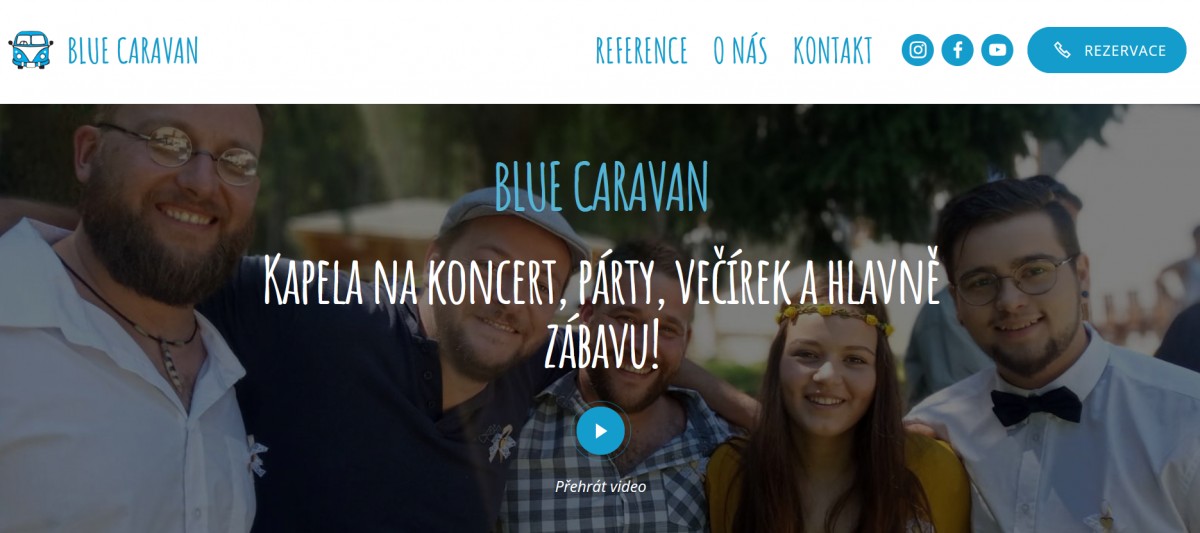 Blue Caravan – realizace osobního webu od A do Z
