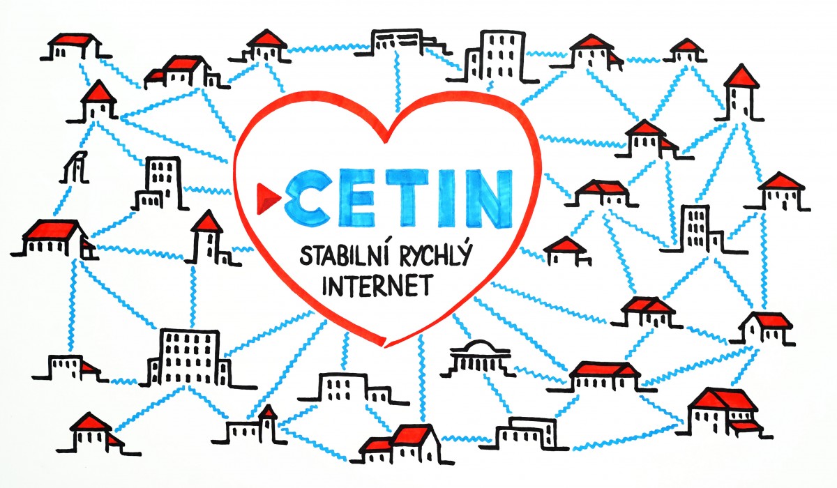 Stabilní rychlý internet Cetin – ilustrace pro animované video | ateliér 60seconds