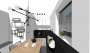 Obývací pokoj v černobílé / Návrh interiéru bytu