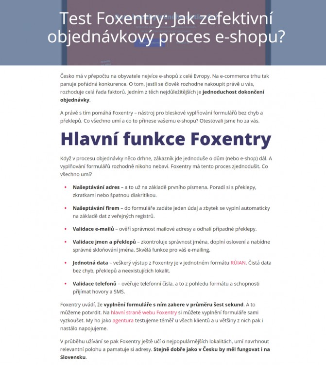 Coypwriting pro Foxentry