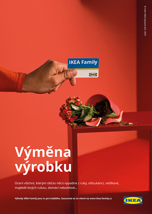 Ikea Family – reklamní fotografie