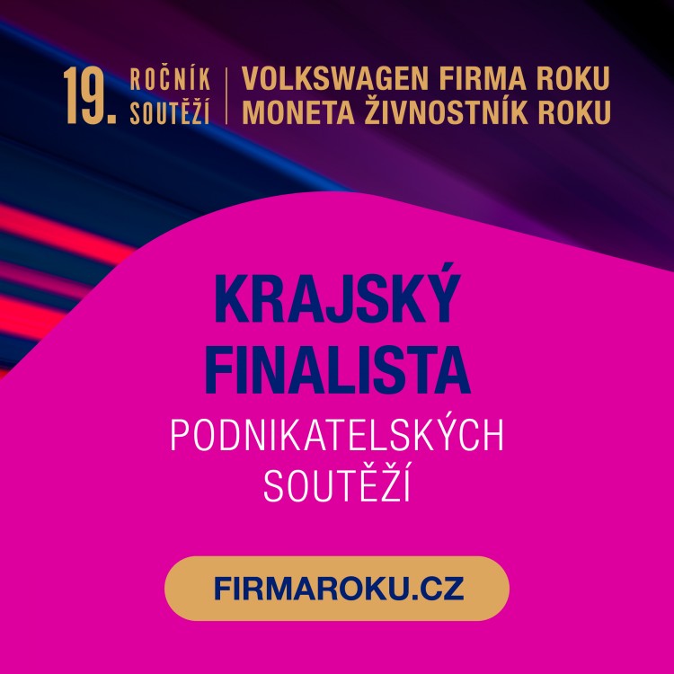 Krajský finalista podnikatelských soutěží Firmaroku.cz