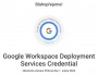 Google Workspace Deployment Services Credential