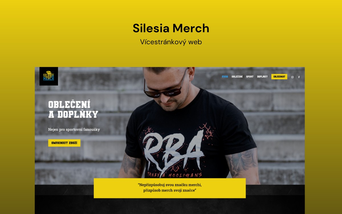 Silesia Merch | tvorba webových stránek