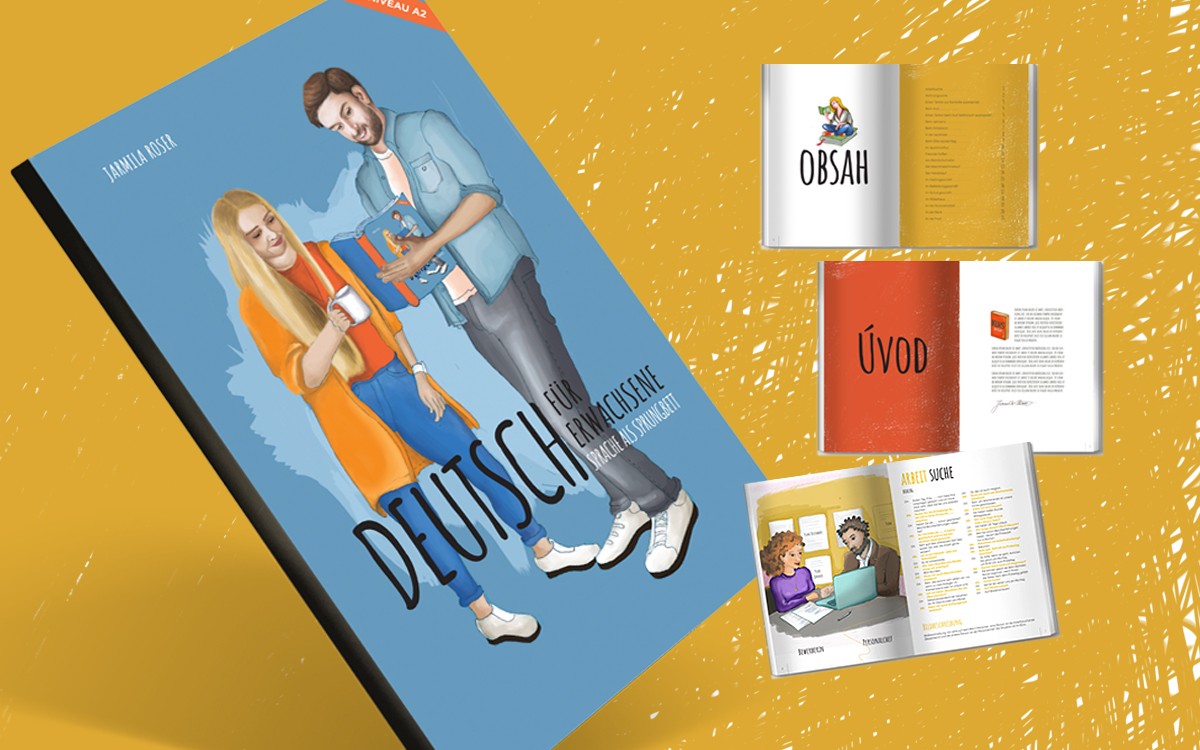 Design učebnice němčiny pro dospělé