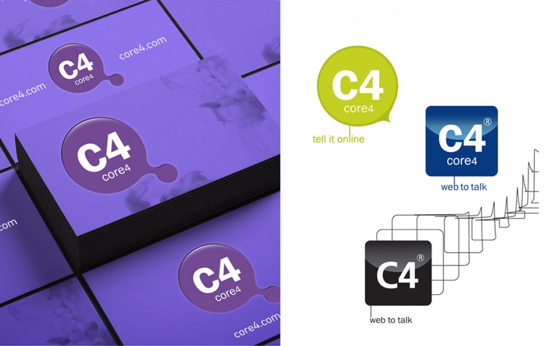 C4, logo a corporate design pro digitální agenturu