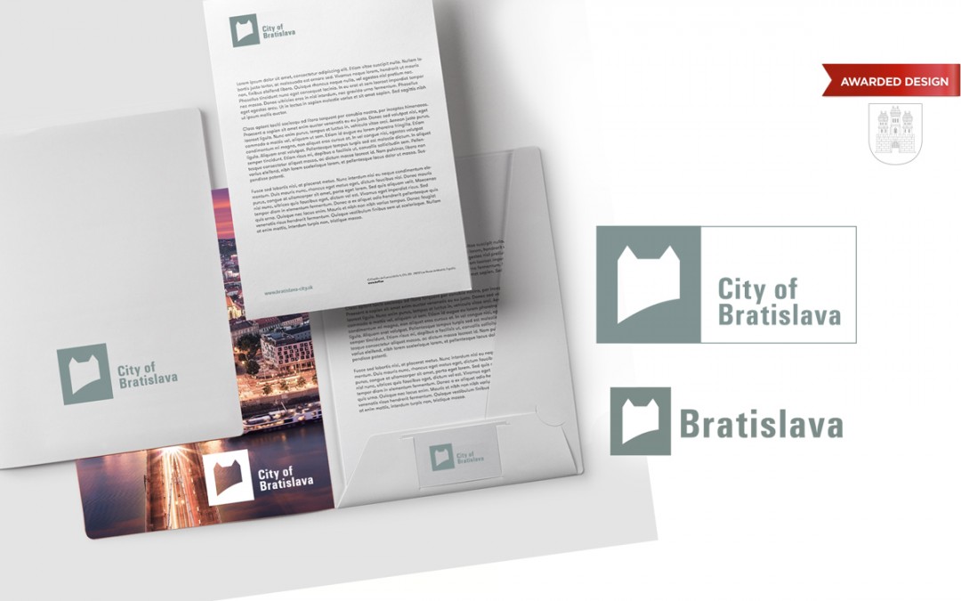 Logo design pro město Bratislava, 4 místo v soutěži, ocenění porotou za účasti Aleše Nejbrta
