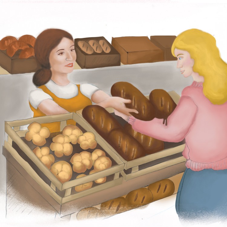 U pekaře | ilustrace