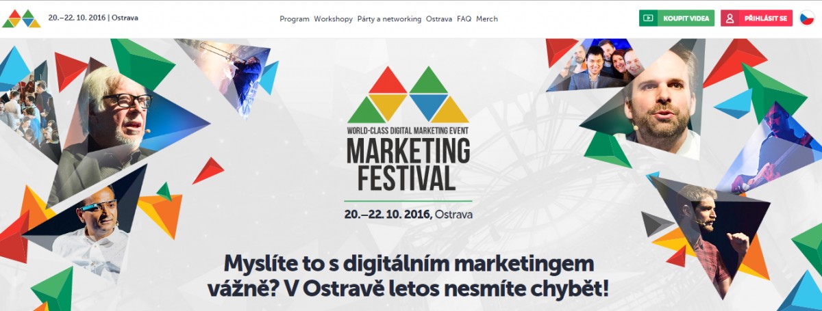 Marketing Festival: copywriting webu a dalšího obsahu