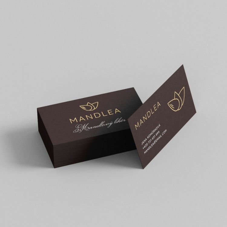 Mandlea – vizitky a designové krabičky