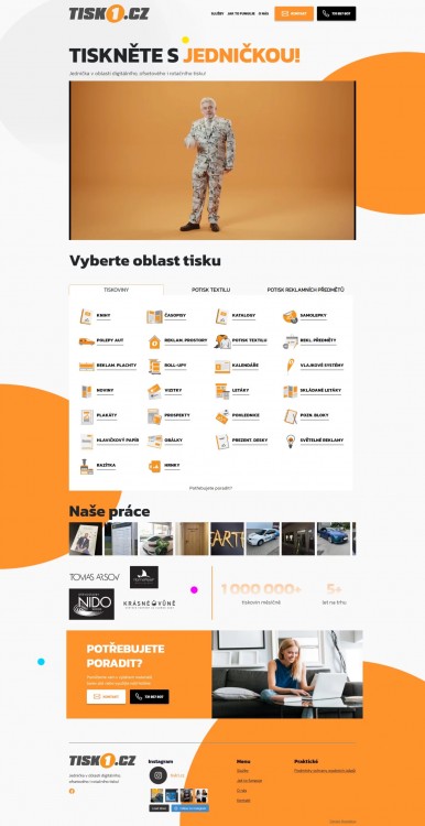 tisk1.cz - tvorba webu