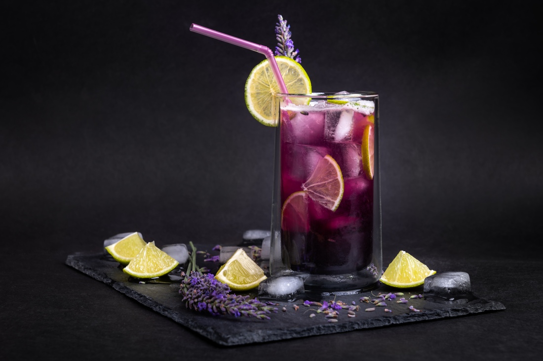 Levandulový drink – produktová fotka