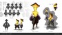 Character design postavy „Houbák" – od siluet po finální podobu