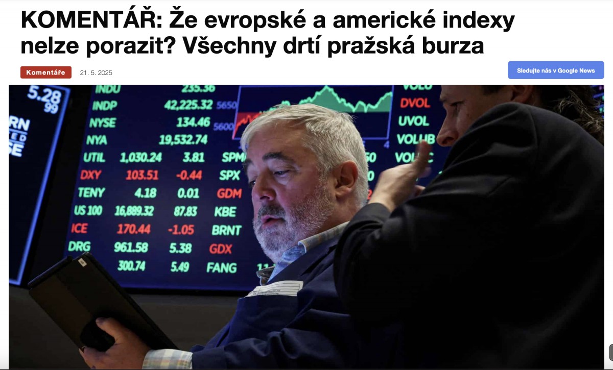 Ukázka byznysového komentáře pro web Business News 24