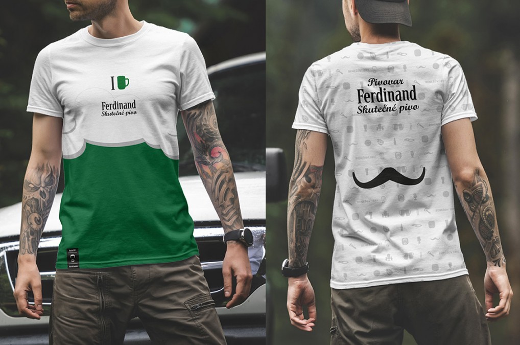 Pivovar Ferdinand – návrh motivu na tričko