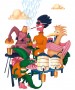 Zvěřinec | vektorová ilustrace na plakát
