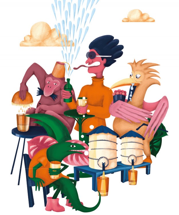 Zvěřinec | vektorová ilustrace na plakát