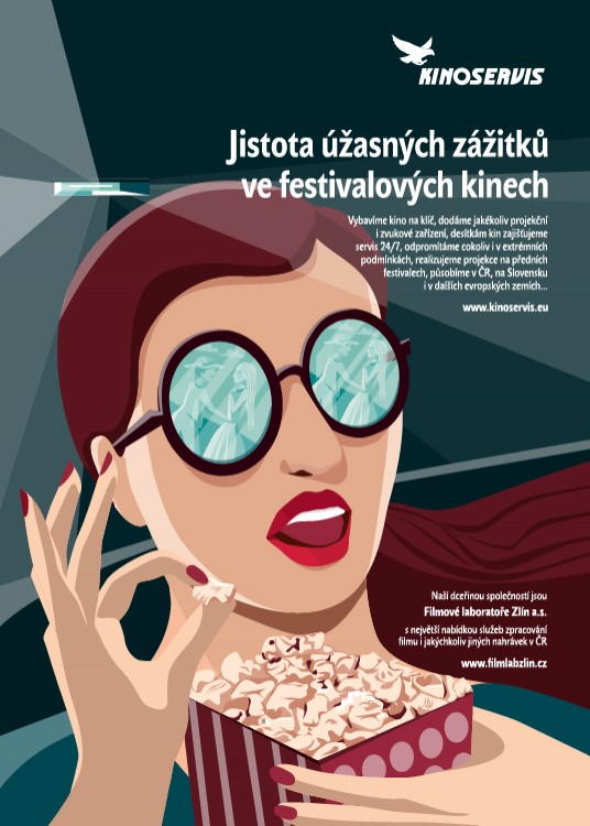 Inzerce do katalogu Zlín Film Festival pro Kinoservis 2025