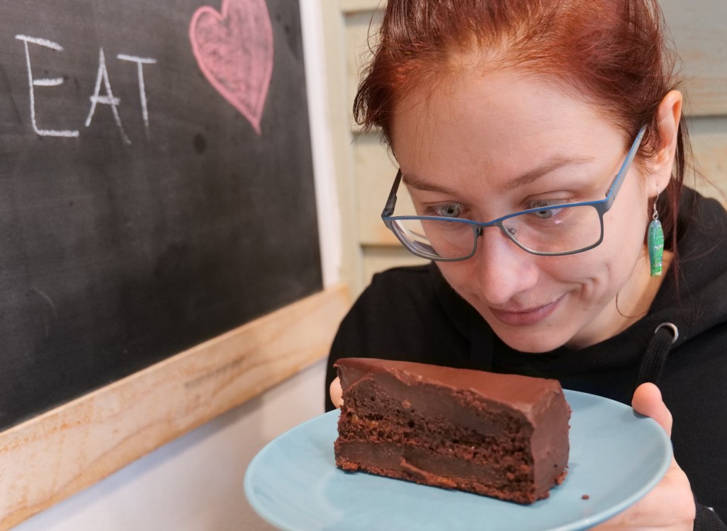 Momentka z Vídně 2023: die Sachertorte