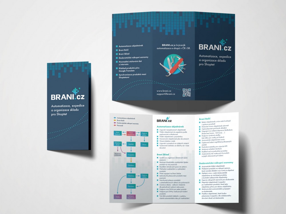 Grafický návrh firemní brožury | Brani