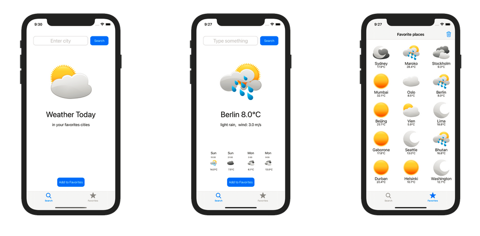 Weather App – naprogramování jednoduché aplikace se zaměřením na počasí